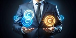 copyright-symbol-author-rights-patented-intellectual-property-copyleft-trademark-license-copyright-patent-concept-businessman-showing-glowing-neon-line-copyright-icon